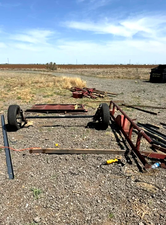 Trailer rebuild, stripped down